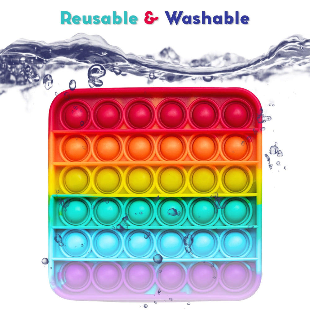 4 Extra Rainbow Fidget Mats (The Fidget Game: Sight Words) (Online Order Only)