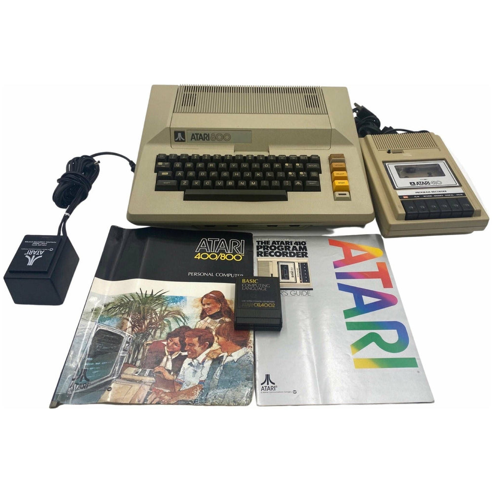 ATARI 800 Home Computer with Atari 410 Program Recorder (Online Order Only)