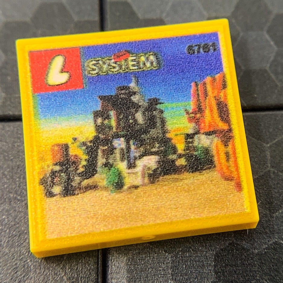 Bandit's Secret Hide-Out Western Set 6761 - Custom Printed 2x2 Tile (Online Order Only)