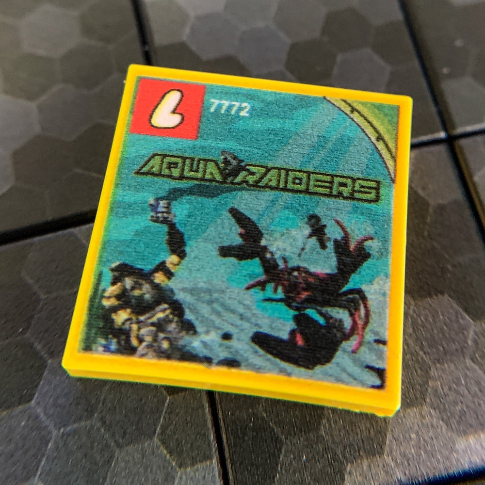 Lobster Strike Aqua Raiders Set 7772 - Custom Printed 2x2 Tile (Online Order Only)