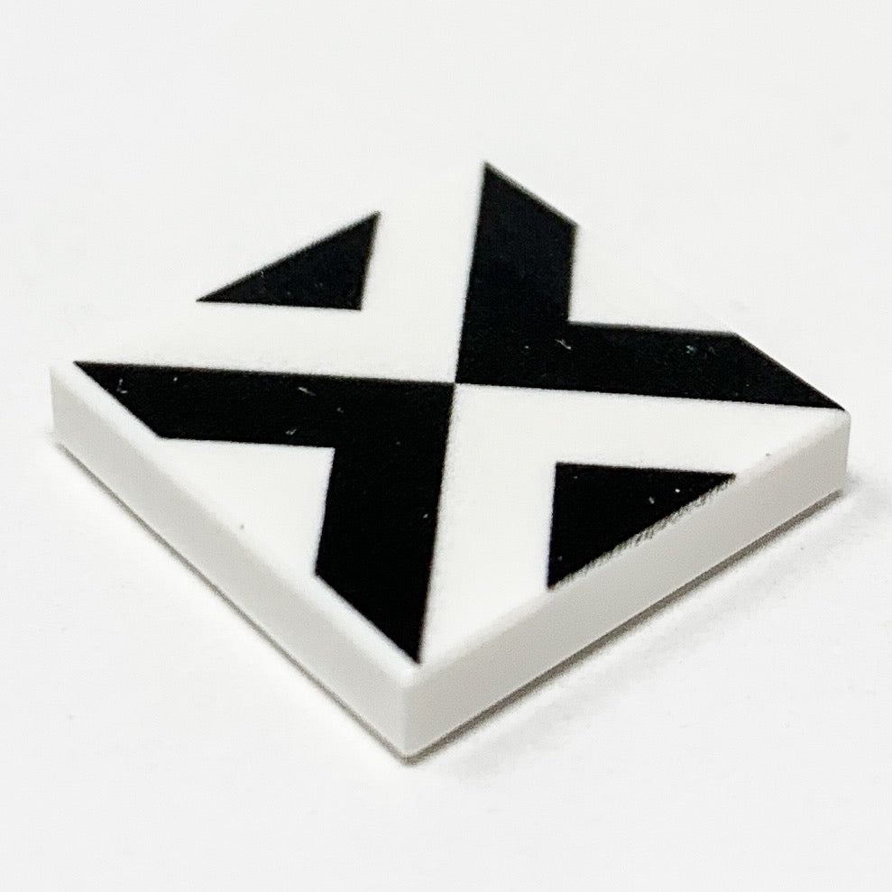 Black & White Kitchen / Diner Flooring - B3 Customs® Printed 2x2 Tile (Online Order Only)