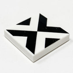 Black & White Kitchen / Diner Flooring - B3 Customs® Printed 2x2 Tile (Online Order Only)