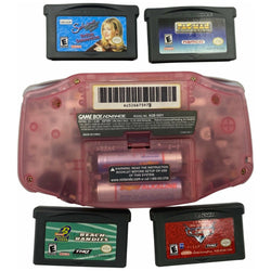 Gameboy Advance Fuchsia Pink (4-Game Bundle) (Online Order Only)