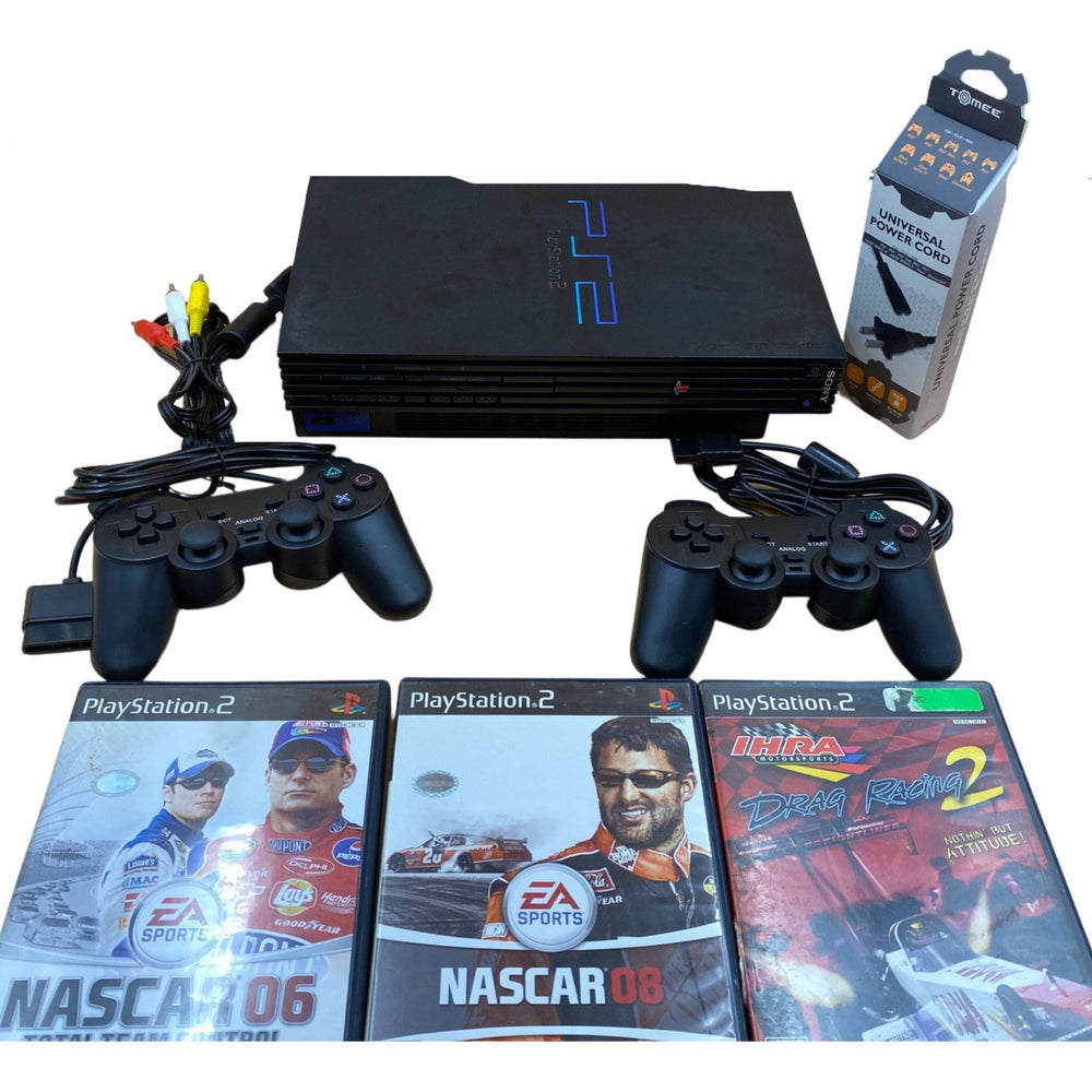PlayStation 2 System (FAT) (Racing #2 Game Bundle)- REFURBISHED (Online Order Only)