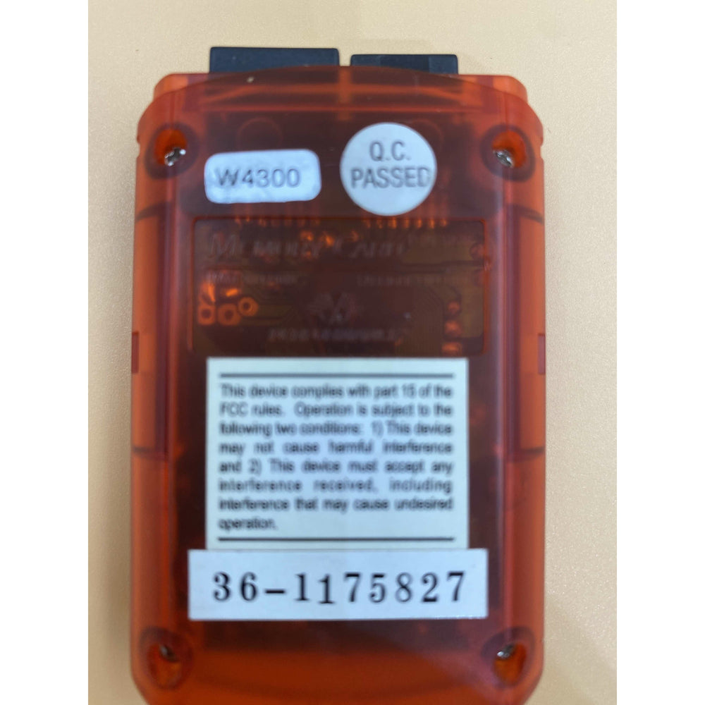 Memory Card Red Performance - Sega Dreamcast (Online Order Only)
