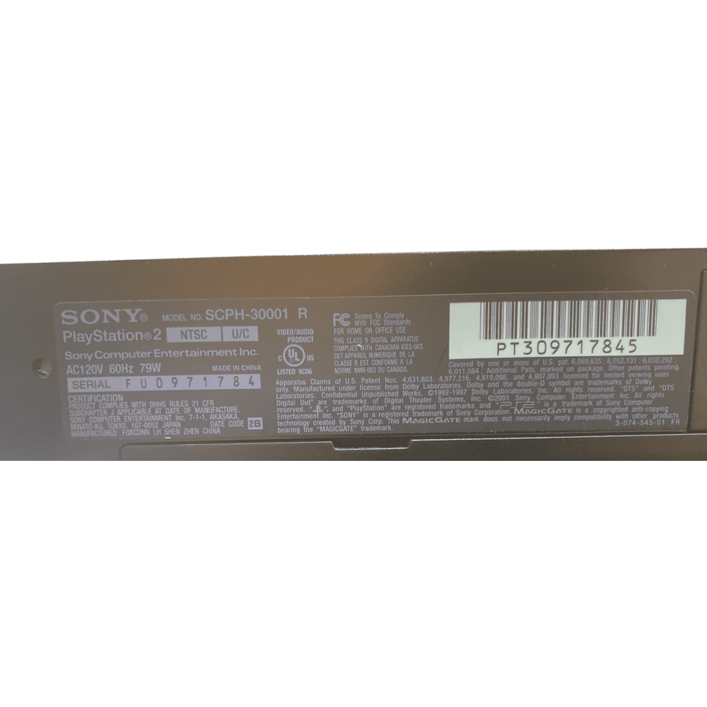 PlayStation 2 System (FAT)- REFURBISHED (Online Order Only)