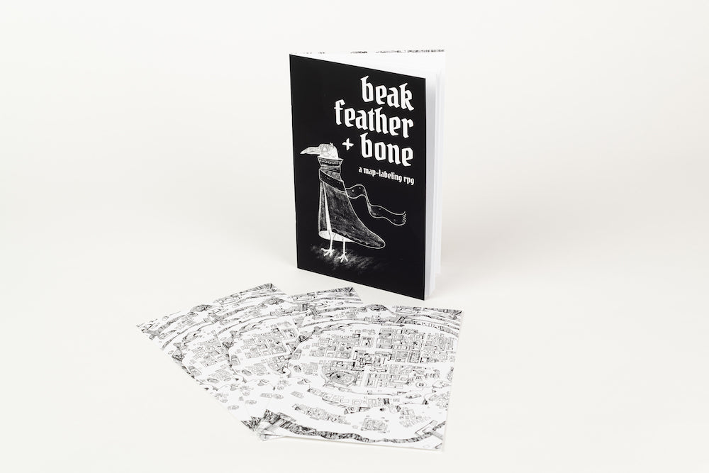 Beak, Feather, & Bone - Roleplaying Map-Labeling Game (Online Order Only)