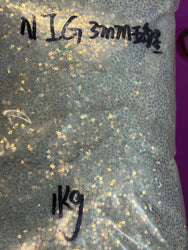 Glitter 1 kilograms bags (2.2 LBS) (Online Order Only)