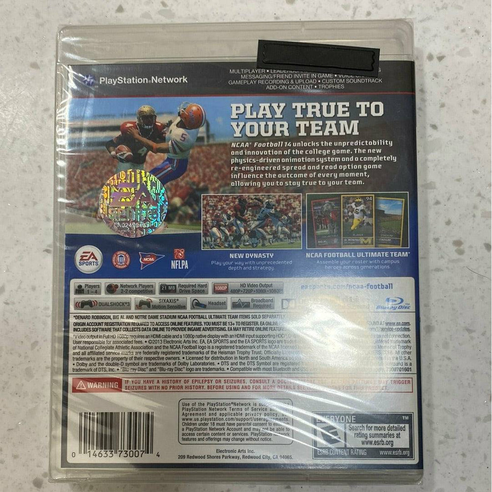 NCAA Football 14 - PlayStation 3 (Online Order Only)