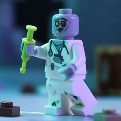 Zombie Nurse - Custom Minifig made using LEGO parts (Online Order Only)