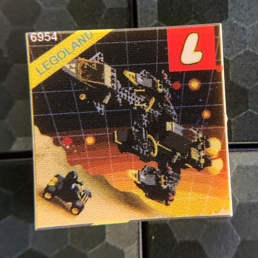 Renegade Blacktron Set 6954 - Custom Printed 2x2 Tile (Online Order Only)