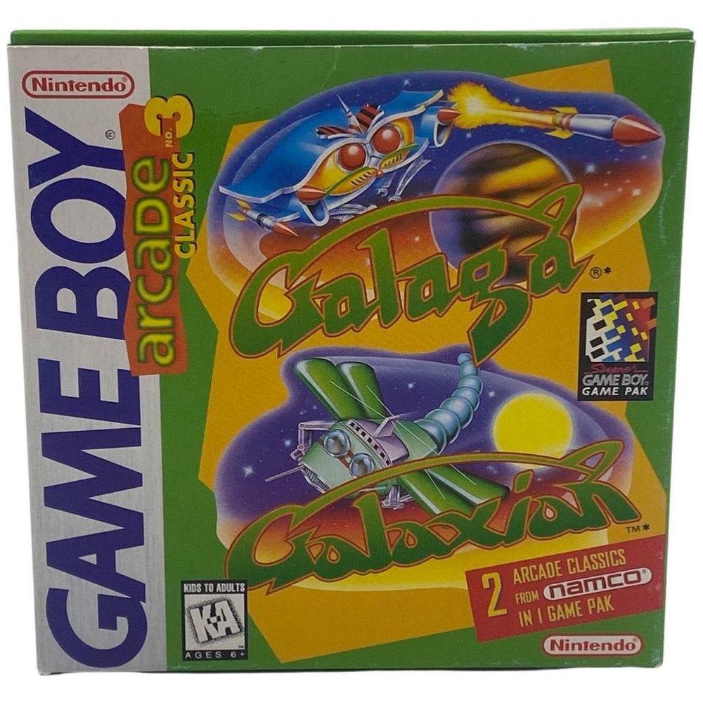 Arcade Classic 3: Galaga And Galaxian - Nintendo GameBoy (Online Order Only)