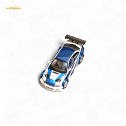 (Pre-Order) Ghost Player BMW E46 M3 GTR - White Blue Comic NFS Livery 1:64 (ONLINE ORDER ONLY)