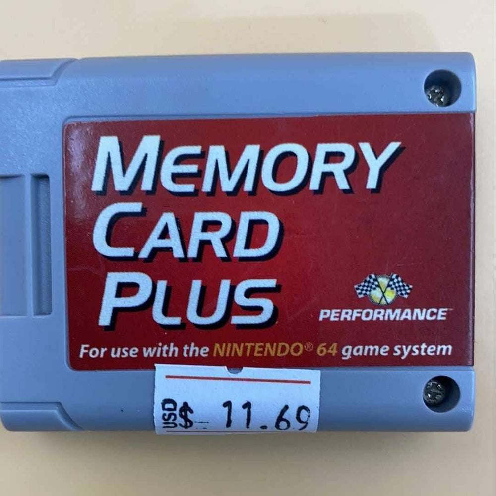 Performance Memory Card Plus - Nintendo 64 (Online Order Only)