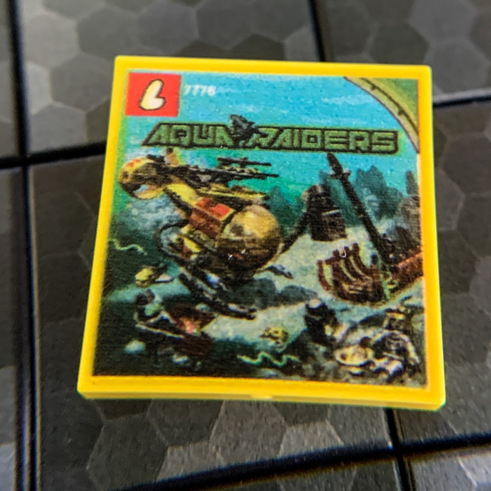 The Shipwreck Aqua Raiders Set 7776 - Custom Printed 2x2 Tile (Online Order Only)