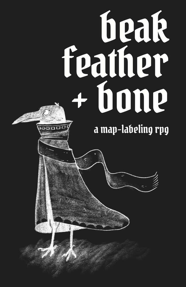 Beak, Feather, & Bone - Roleplaying Map-Labeling Game (Online Order Only)