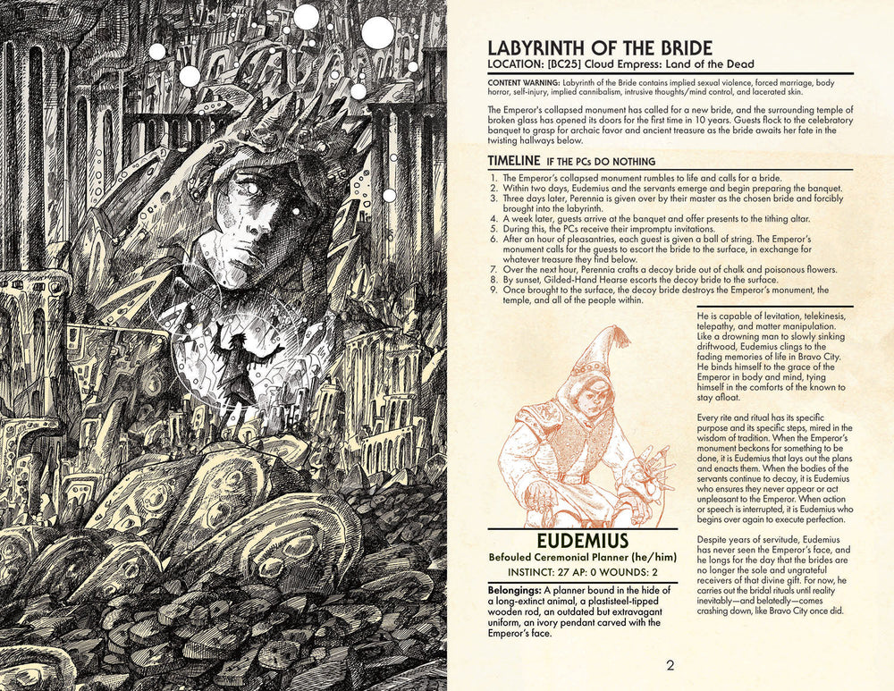 Cloud Empress: Year One Adventure Bundle (5 Zine Set) - RPG (Online Order Only)