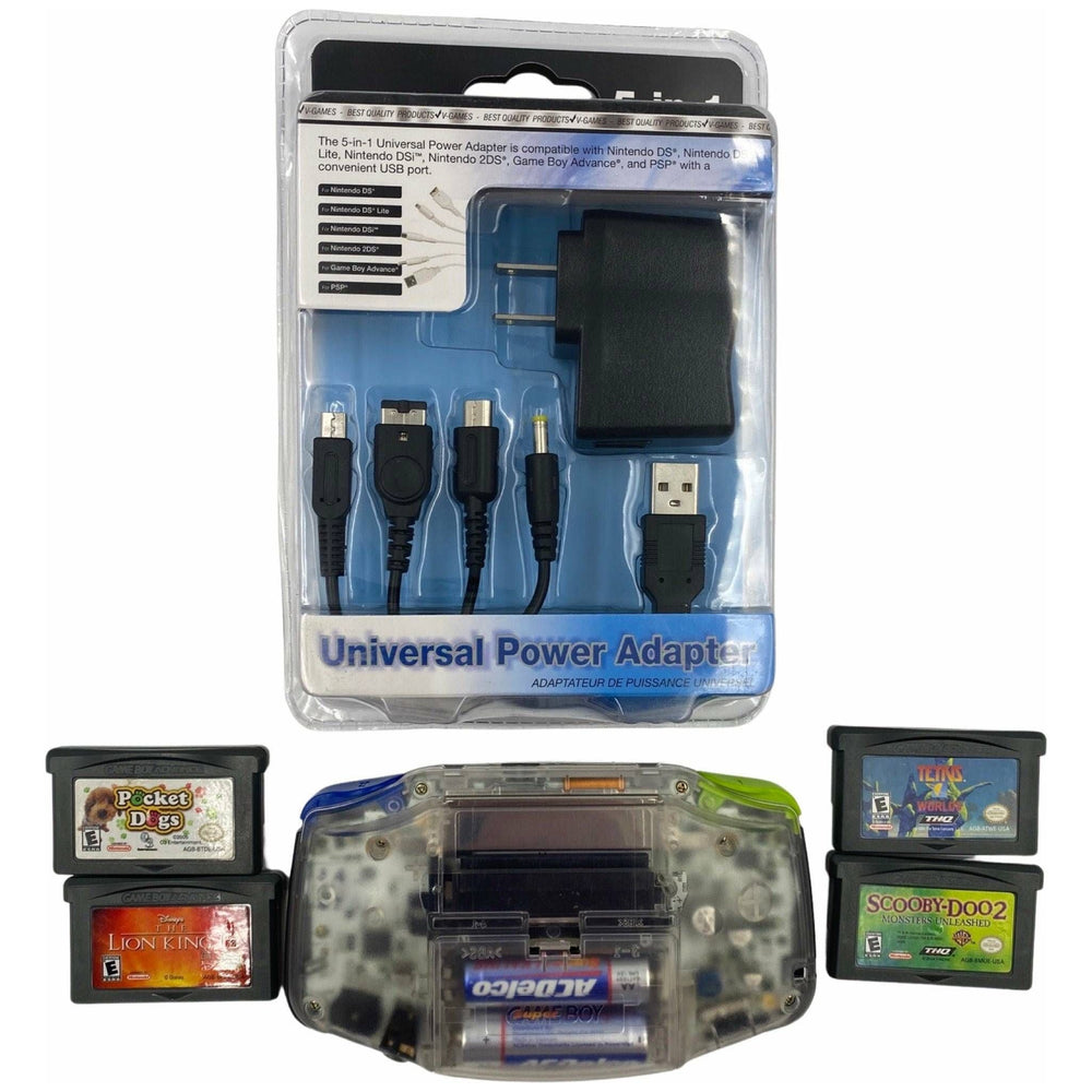 Gameboy Advance (Clear Super Famicom Case) (4-Game Bundle) (Online Order Only)