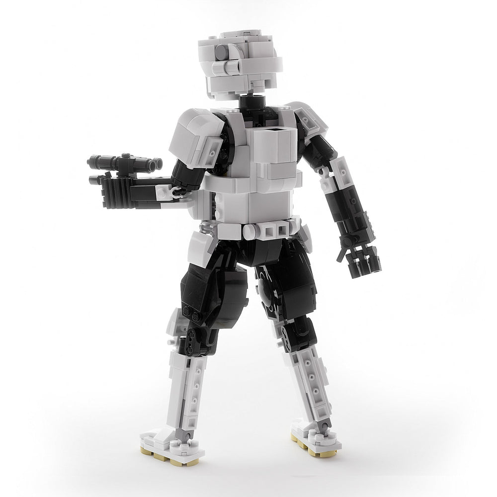 Scout Trooper 9” Buildable Figure MOC made using LEGO parts (Online Order Only)
