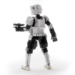 Scout Trooper 9” Buildable Figure MOC made using LEGO parts (Online Order Only)