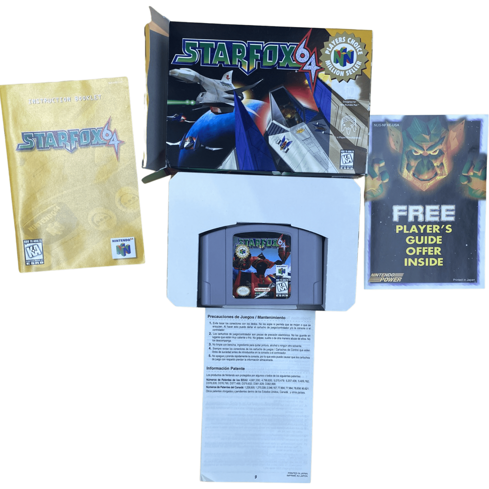 Star Fox 64 [Player's Choice] - N64 (Online Order Only)