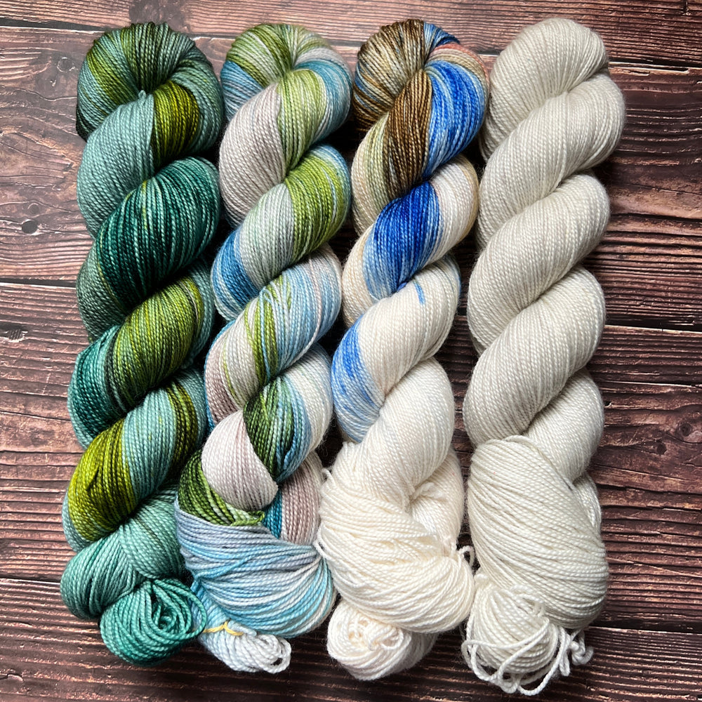 Woolen wild & free 4 skein kit (ONLINE ORDER ONLY)