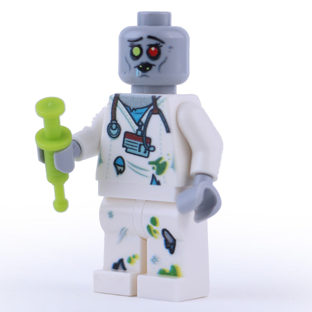 Zombie Nurse - Custom Minifig made using LEGO parts (Online Order Only)