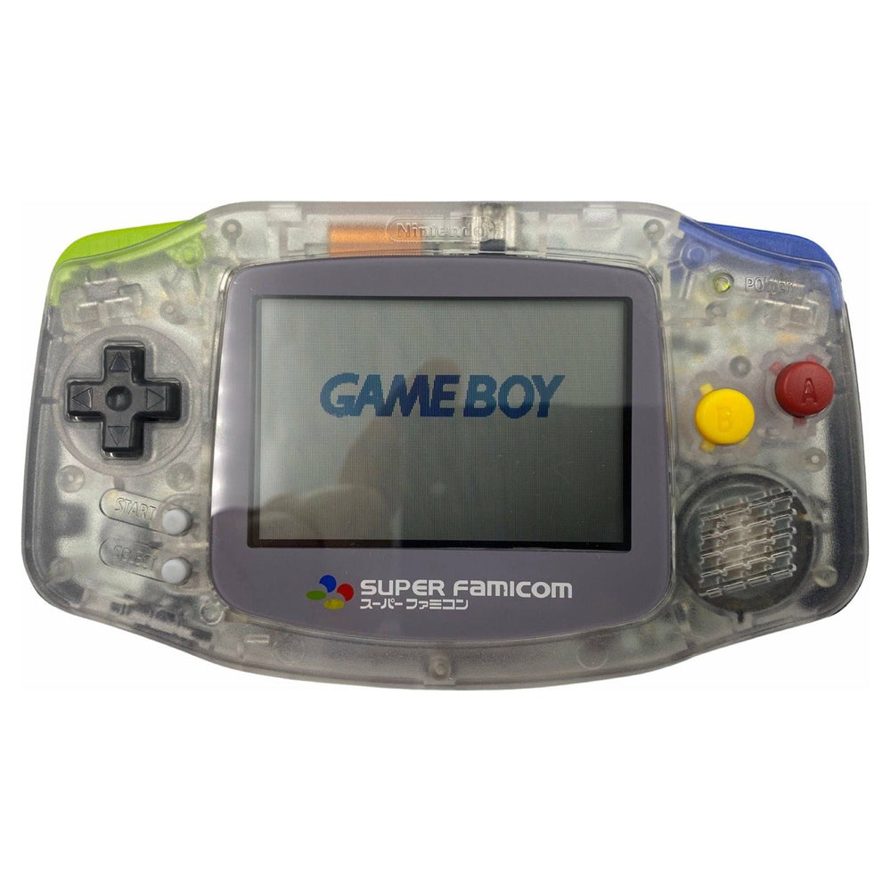 Gameboy Advance (Clear Super Famicom Case) (4-Game Bundle) (Online Order Only)