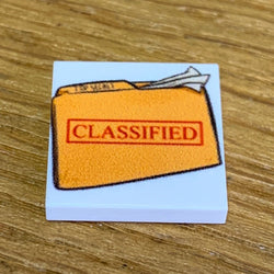 B3 Customs® Printed Classified Document (2x2 Tile) (Online Order Only)