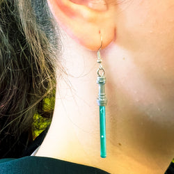 Lightsaber (Star Wars) Earrings made from LEGO Bricks - B3 Customs (Online Order Only)