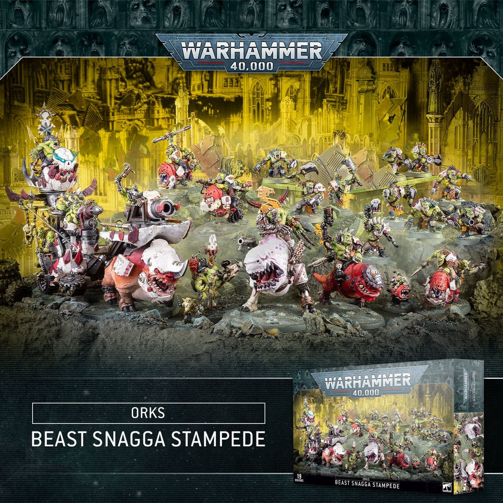 Warhammer 40k Orks: Beast Snagga Stampede (ONLINE ORDER ONLY)