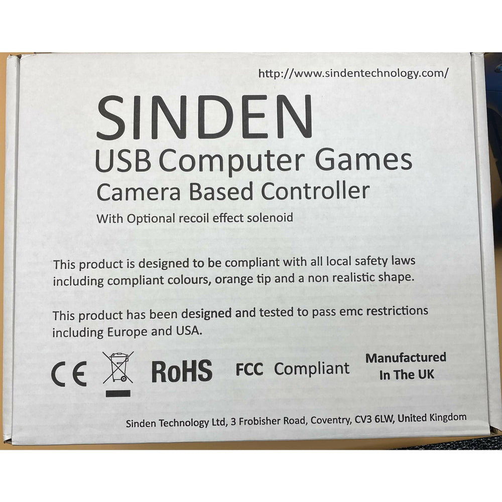 Sinden USB Light Gun Controller w/Holster- PC (Online Order Only)