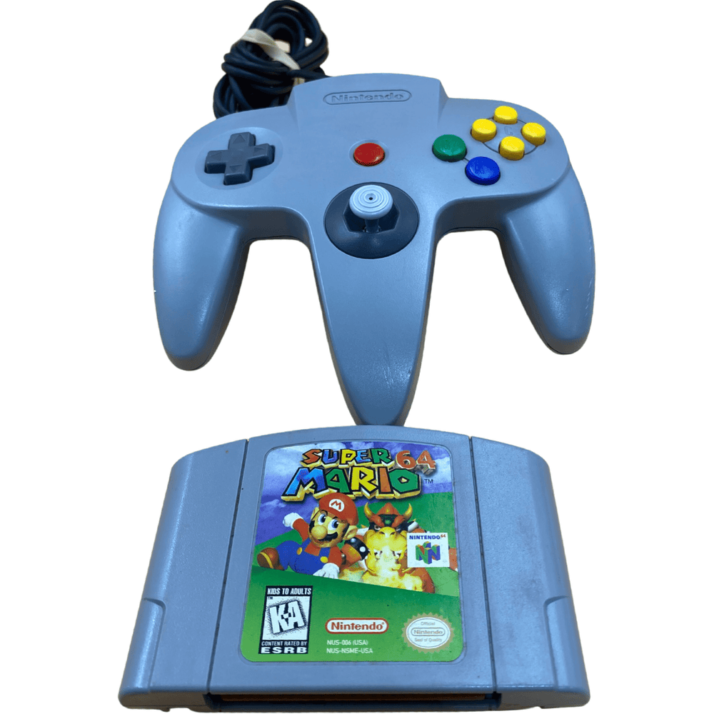 Nintendo 64 System with Original Retail Box & Super Mario 64 (Online Order Only)