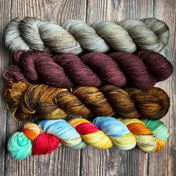Woolen wild & free 4 skein kit (ONLINE ORDER ONLY)