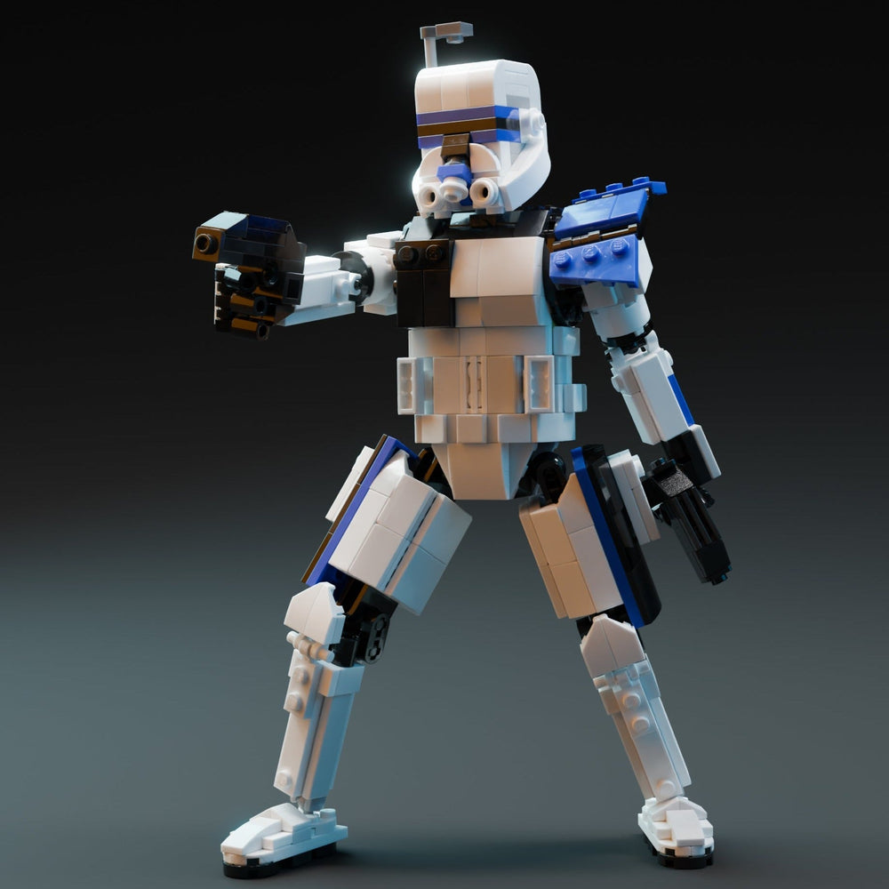 Cap Rex 9" Figure - Custom MOC made using LEGO bricks (Online Order Only)