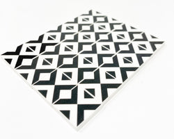 Black & White Kitchen / Diner Flooring - B3 Customs® Printed 2x2 Tile (Online Order Only)