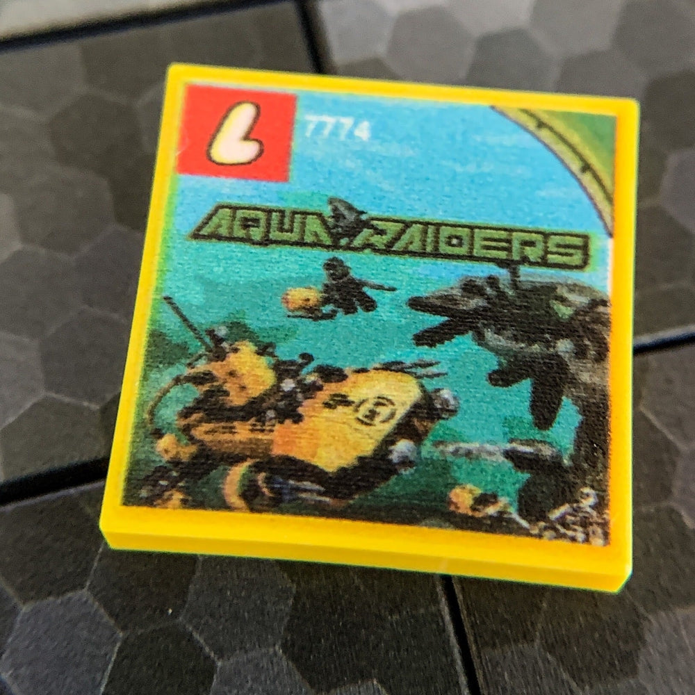 Crab Crusher Aqua Raiders Set 7774 - Custom Printed 2x2 Tile (Online Order Only)
