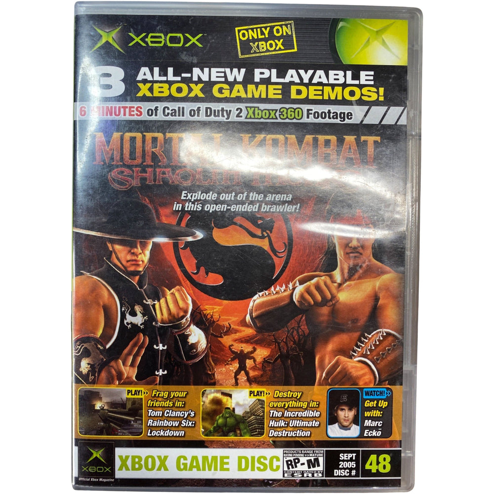 Official Xbox Magazine Demo Disc 48 - Xbox (Online Order Only)