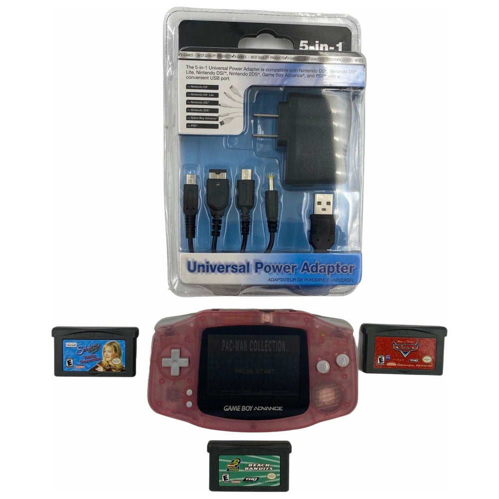 Gameboy Advance Fuchsia Pink (4-Game Bundle) (Online Order Only)