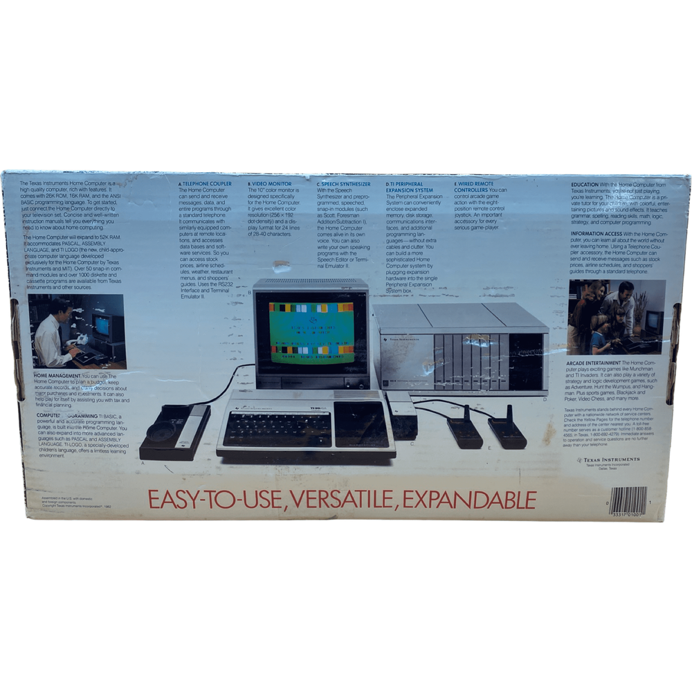 TI-99/4A System [Metal] TI-99 (Online Order Only)