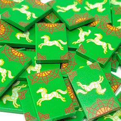 Rohan Banner (LOTR) - B3 Customs Printed 2x3 Tile (Online Order Only)
