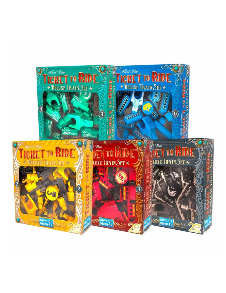Ticket to Ride: 20th Anniversary Deluxe Train Set Bundle - 5 Sets + Bonus Promo Set (ONLINE ORDER ONLY)
