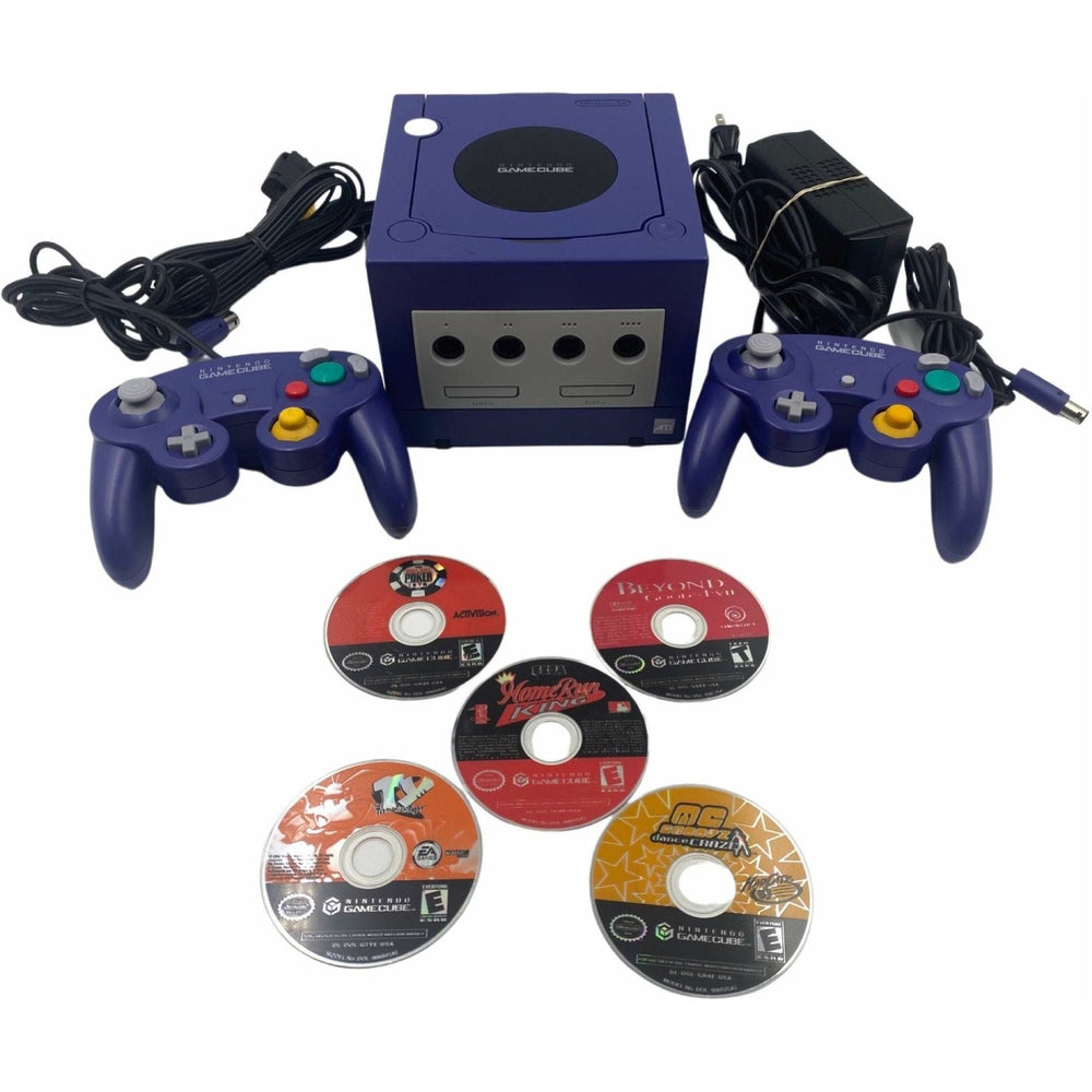 Indigo GameCube System (with 2 OEM Controllers & 5 Games) (Online Order Only)