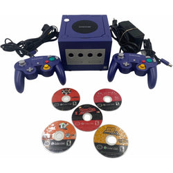 Indigo GameCube System (with 2 OEM Controllers & 5 Games) (Online Order Only)