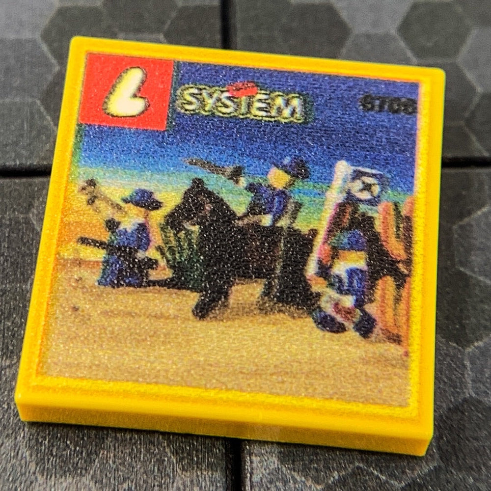 Frontier Patrol Western Set 6706 - Custom Printed 2x2 Tile (Online Order Only)