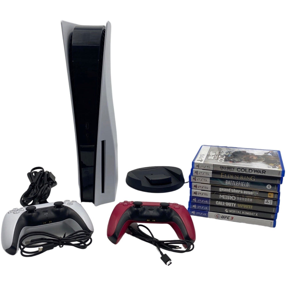 Sony PlayStation 5 Disc Version - Game Bundle (Online Order Only)