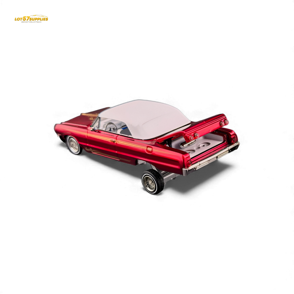 (Pre-Order) Fine Works64 Chevrolet Impala - Transparent Red Ordinary - 1:64 (ONLINE ORDER ONLY)