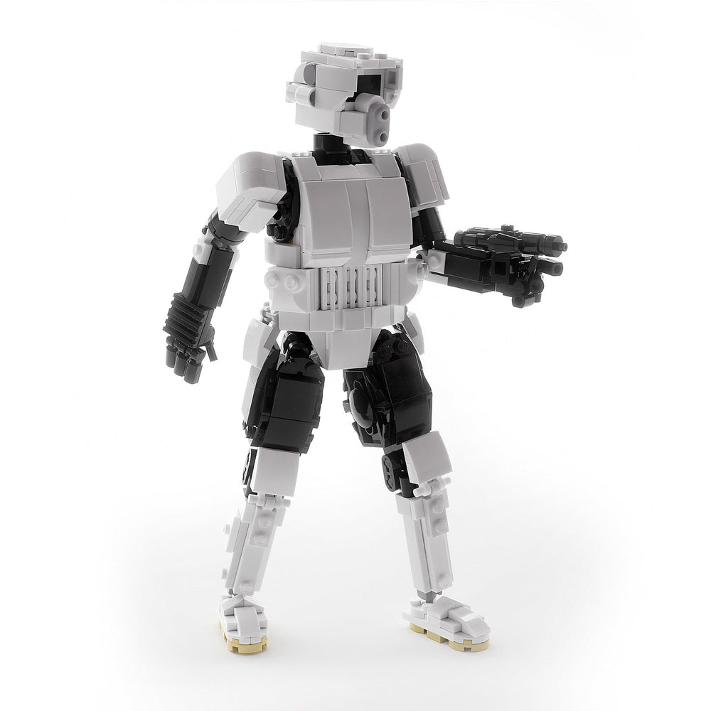 Scout Trooper 9” Buildable Figure MOC made using LEGO parts (Online Order Only)