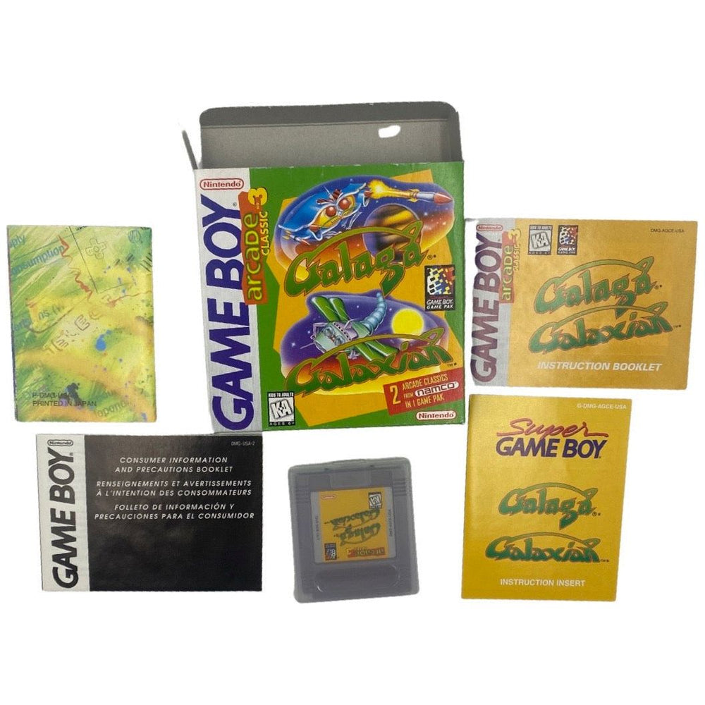 Arcade Classic 3: Galaga And Galaxian - Nintendo GameBoy (Online Order Only)