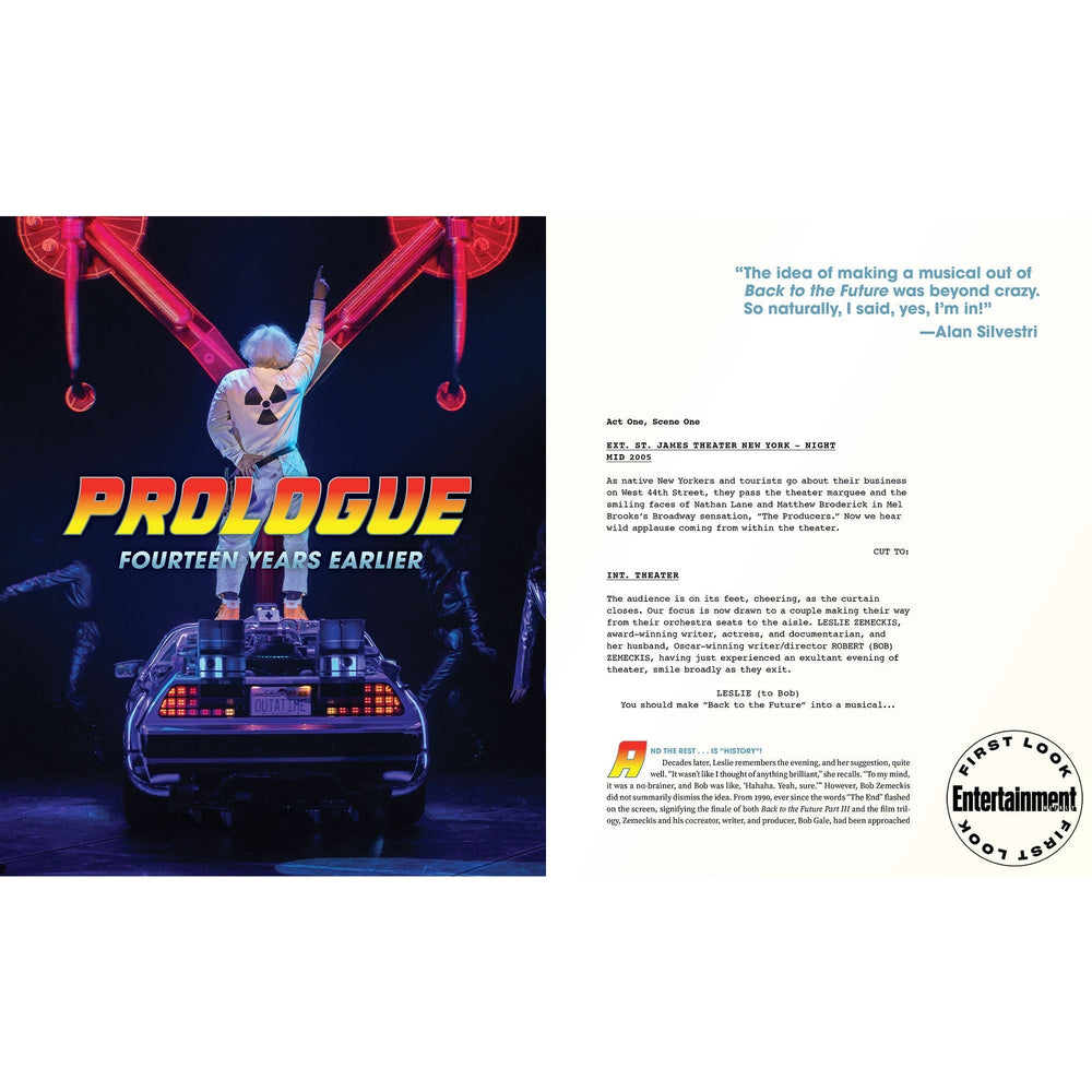 Creating Back to the Future: The Musical hardcover book by Michael Klastorin (ONLINE ORDER ONLY)